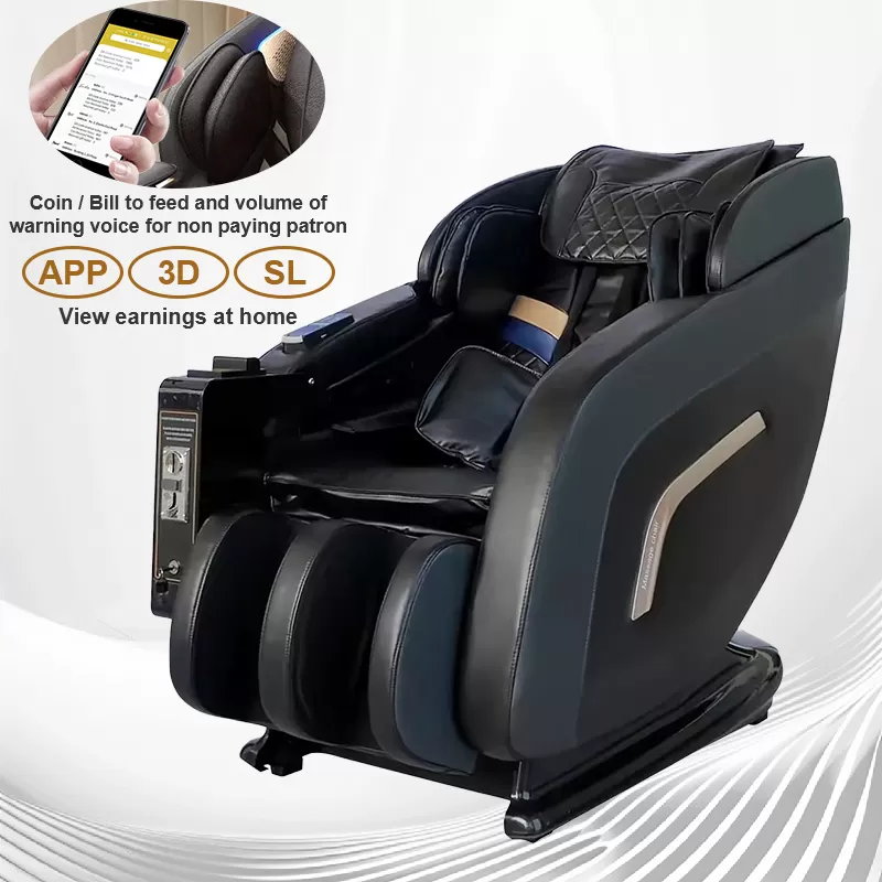 Coin Bill Operated Commercial 3D Zero Gravity Vending Massage Chair thumbnail 6